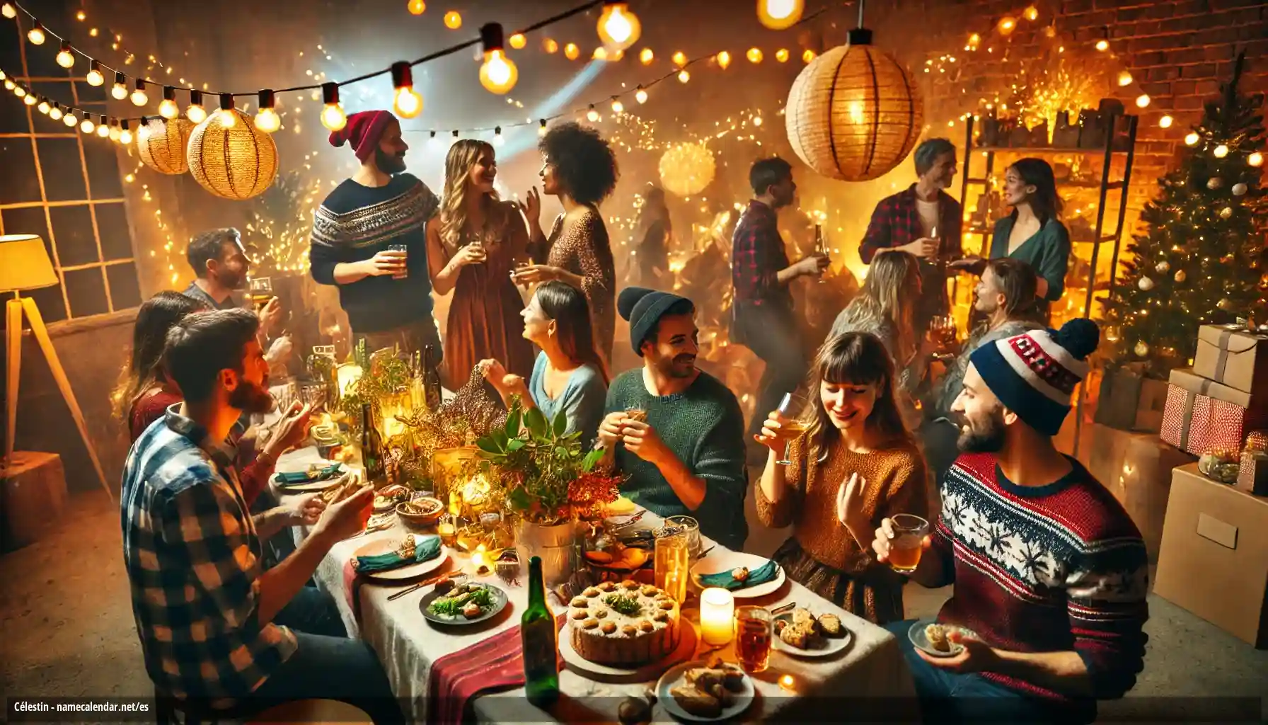 Celebración del onomástico y del nombre - Célestin