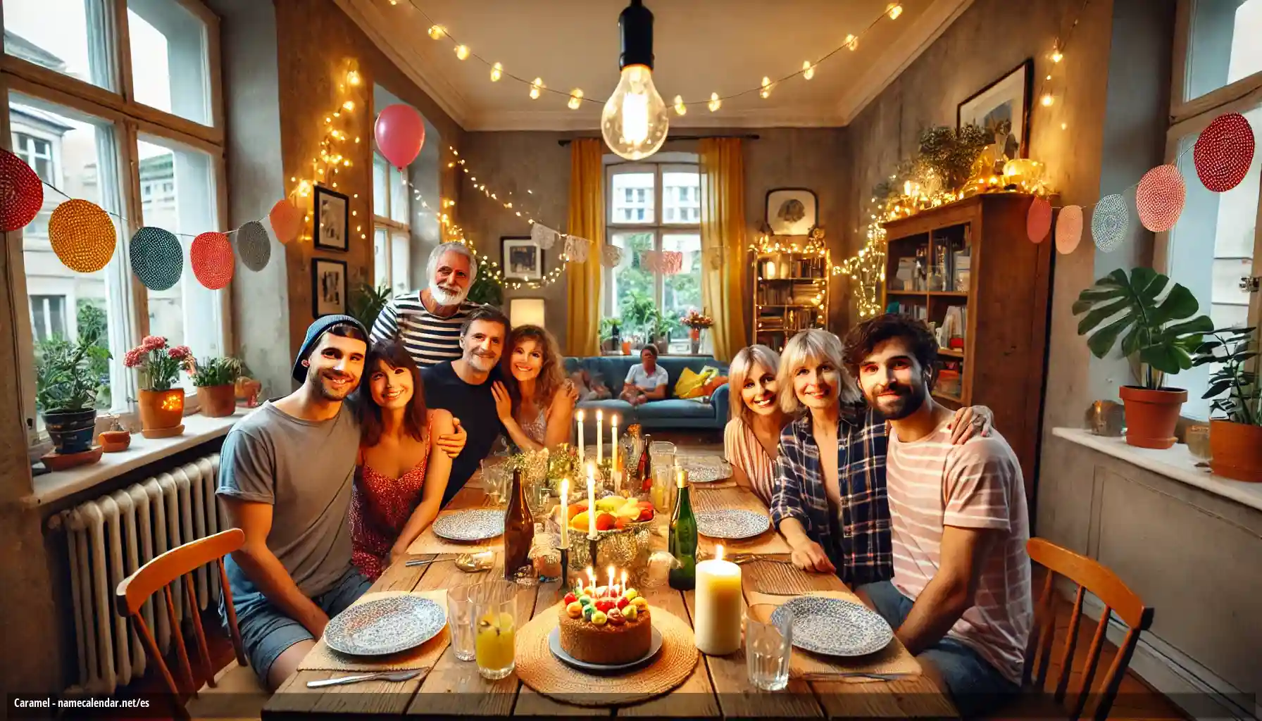 Celebración del onomástico y del nombre - Caramel