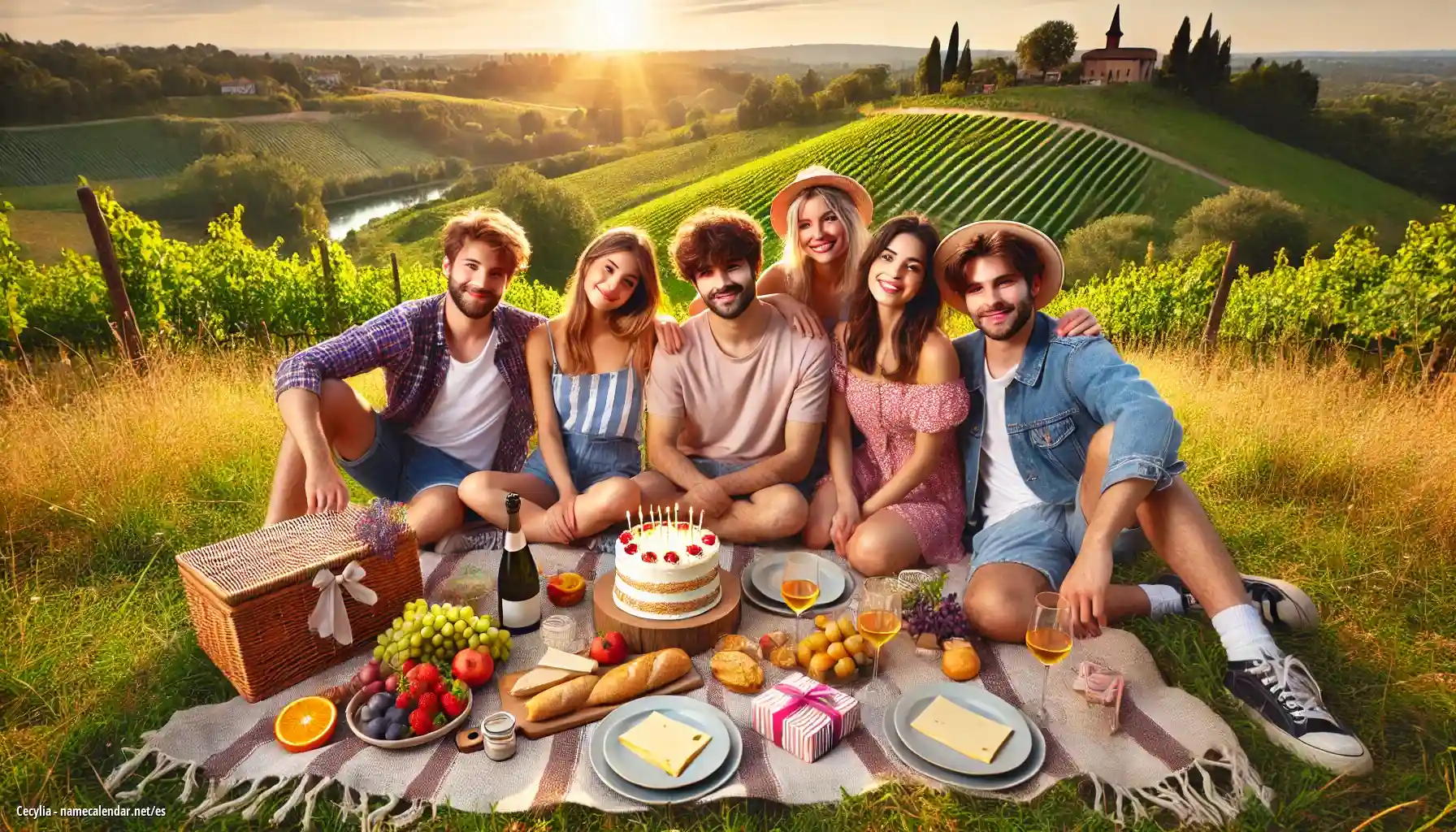 Celebración del onomástico y del nombre - Cecylia