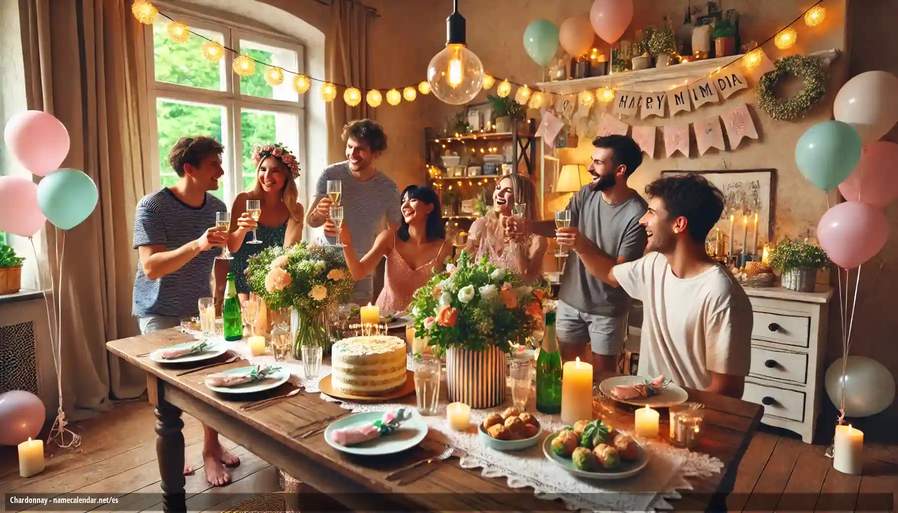 Celebración del onomástico y del nombre - Chardonnay