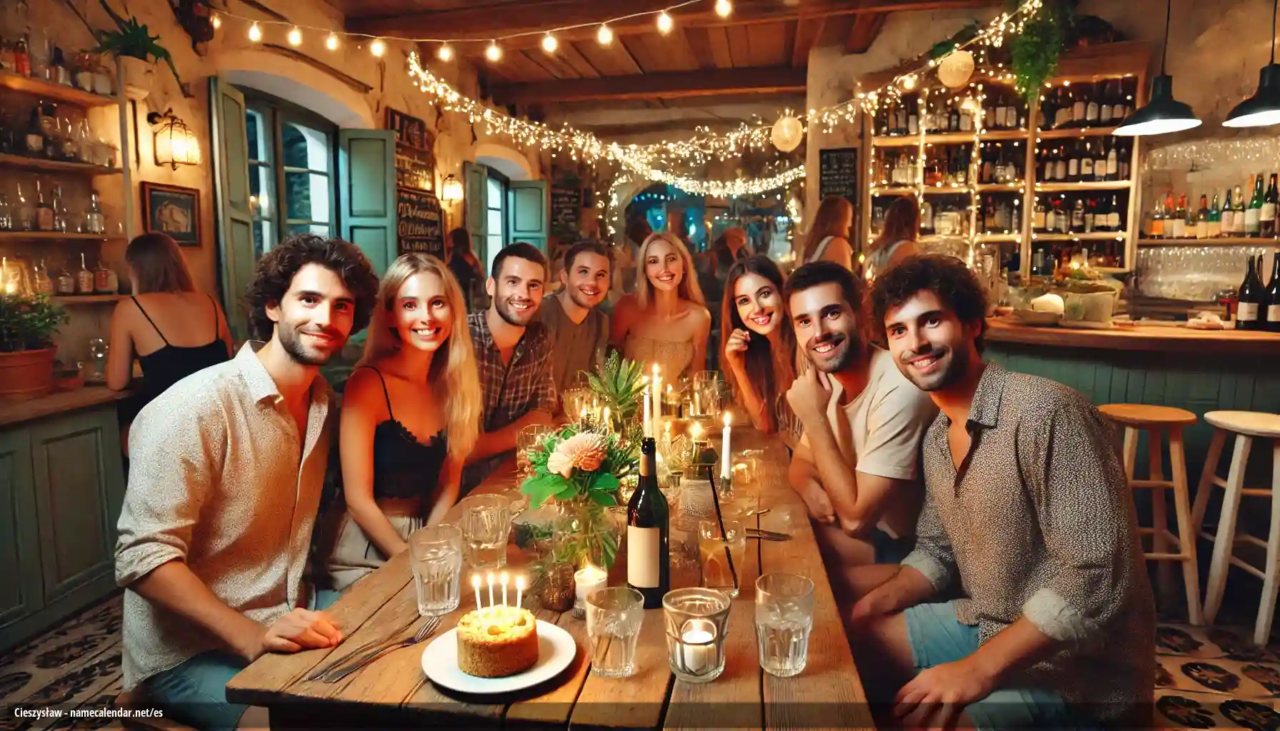 Celebración del onomástico y del nombre - Cieszysław