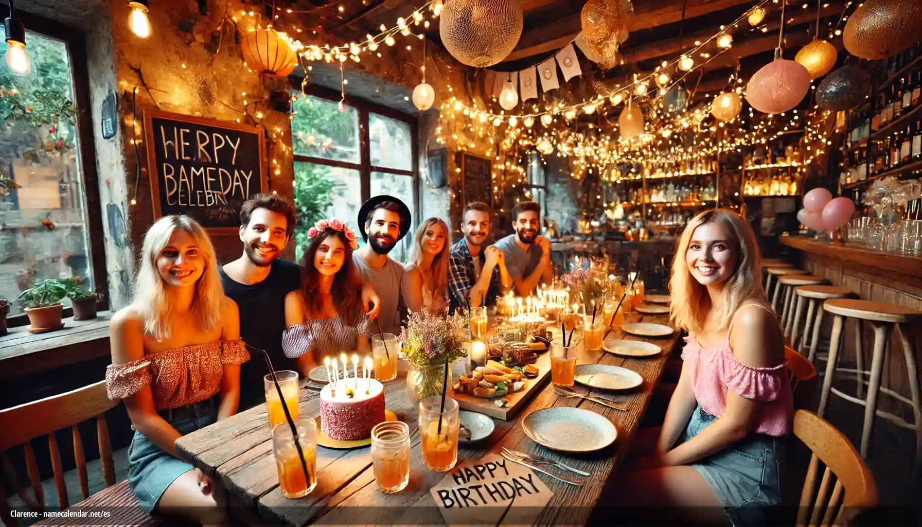 Celebración del onomástico y del nombre - Clarence