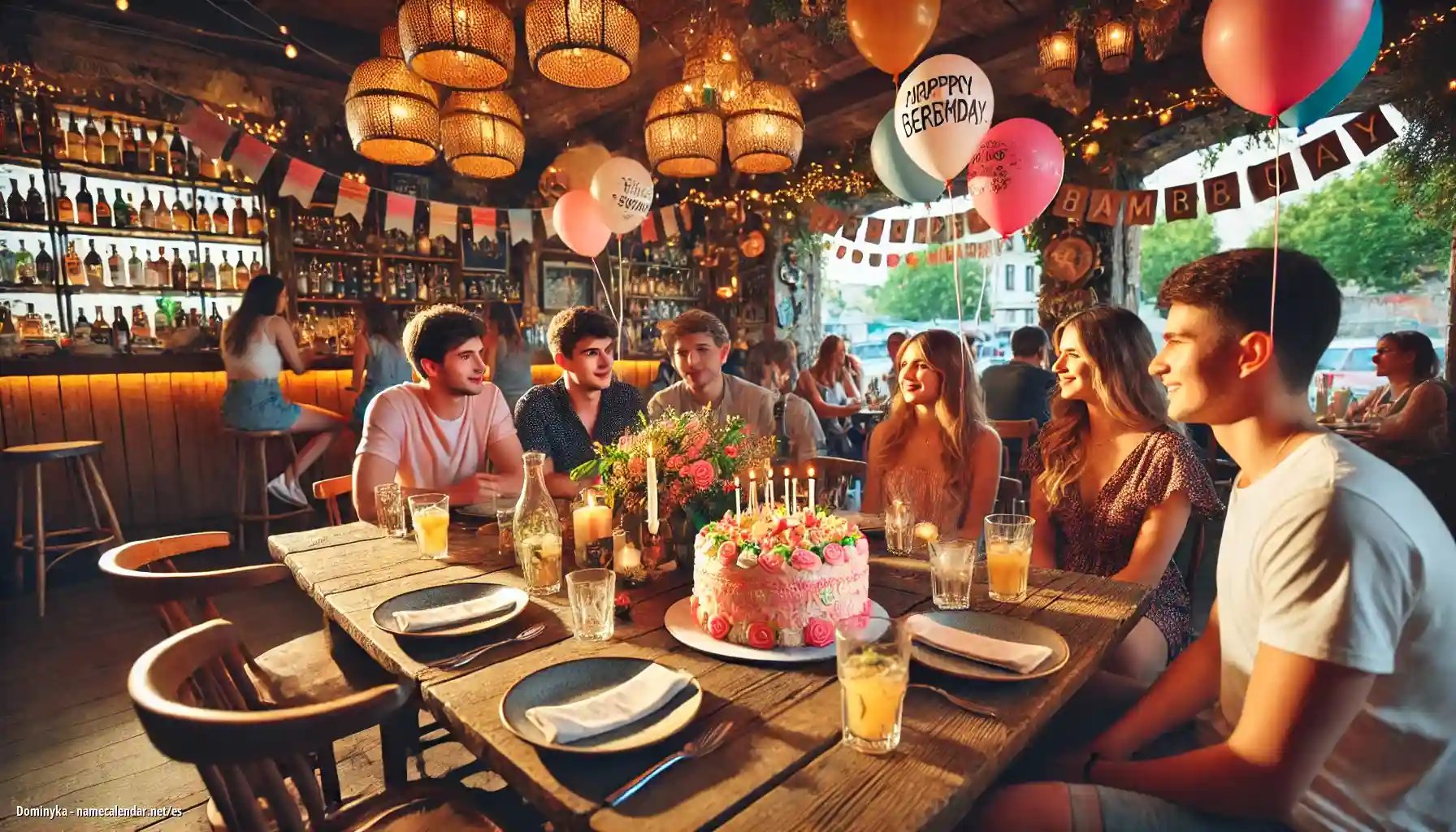 Celebración del onomástico y del nombre - Dominyka