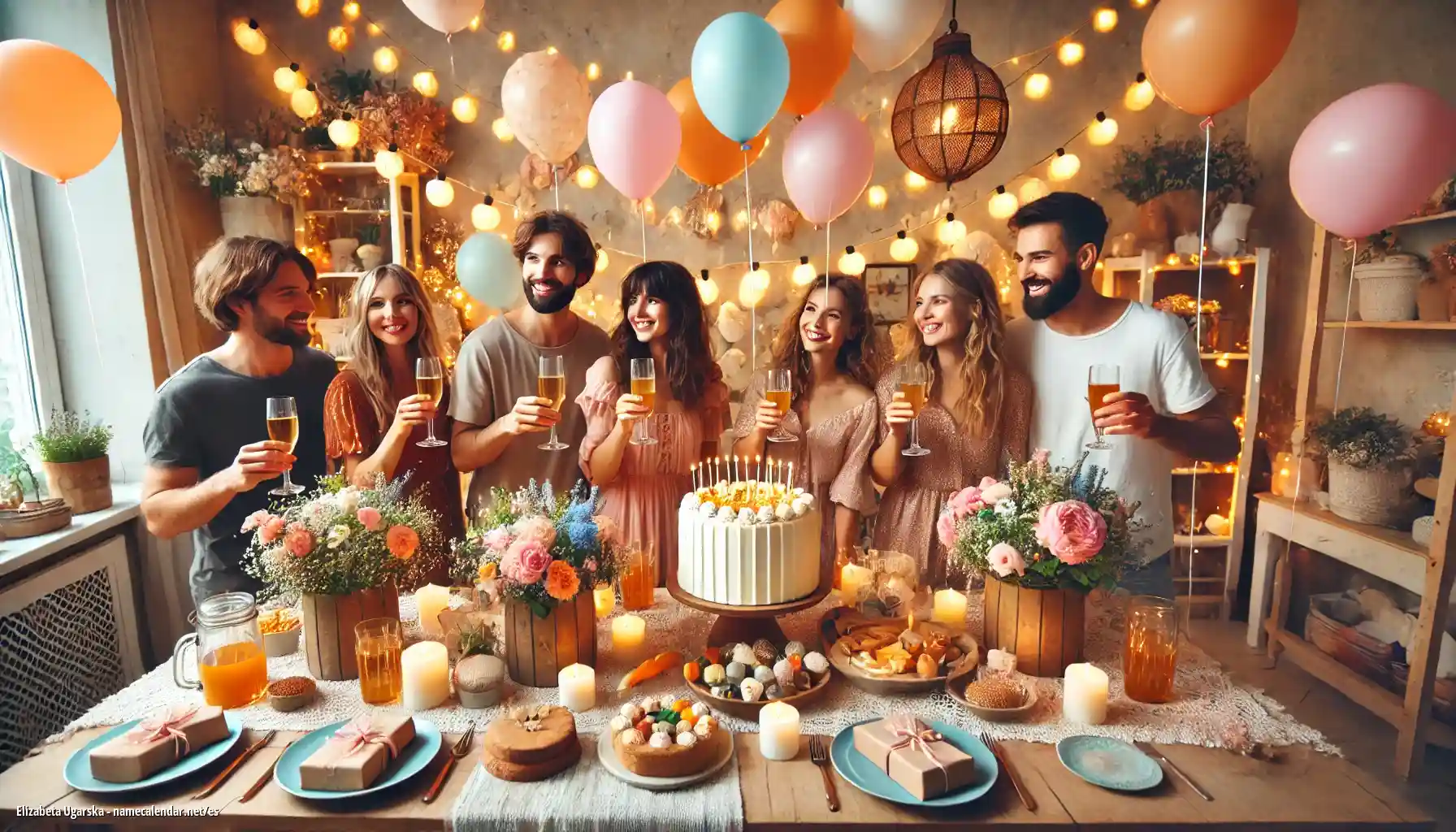 Celebración del onomástico y del nombre - Elizabeta Ugarska