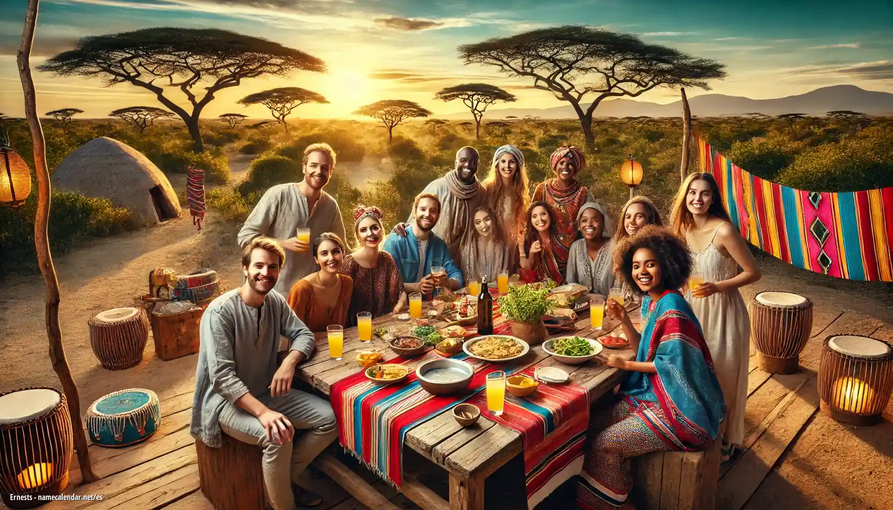 Celebración del onomástico y del nombre - Ernests