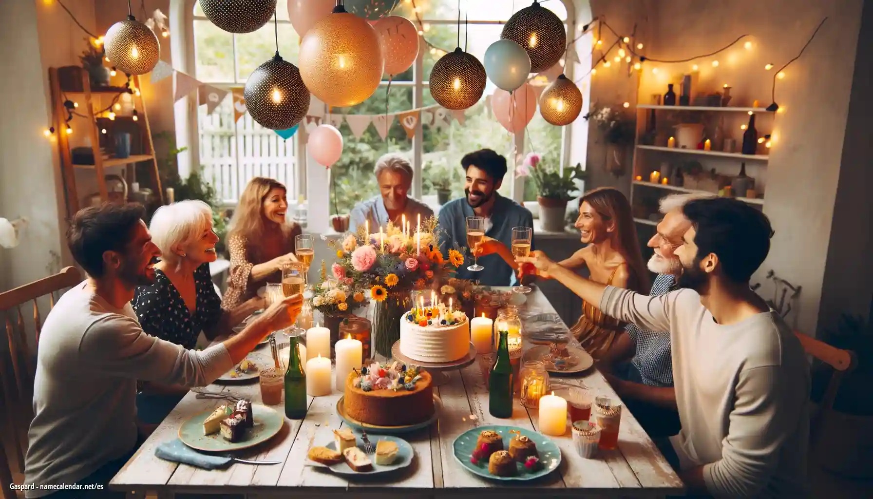 Celebración del onomástico y del nombre - Gaspard