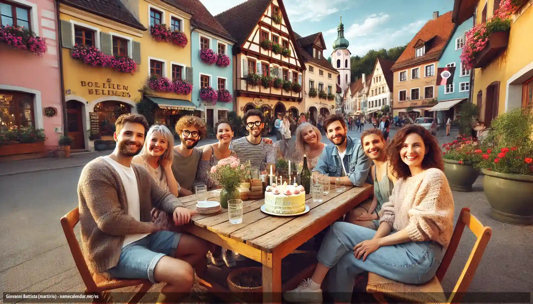 Celebración del onomástico y del nombre - Giovanni Battista (martirio)