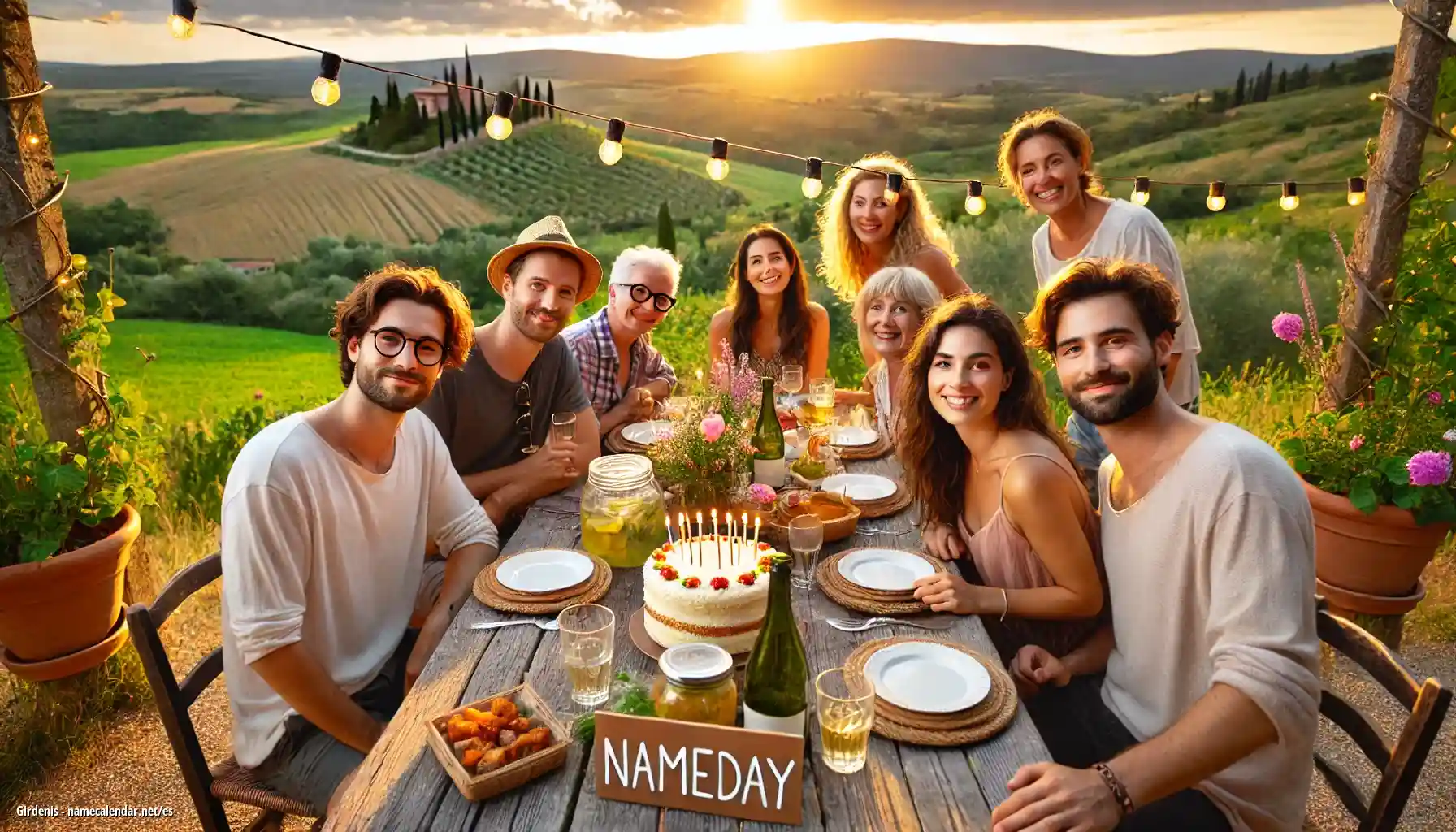 Celebración del onomástico y del nombre - Girdenis