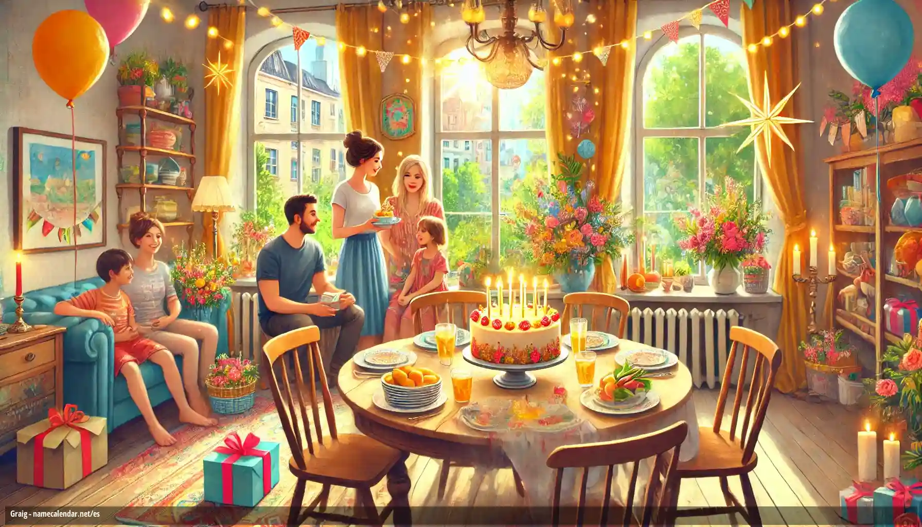 Celebración del onomástico y del nombre - Graig