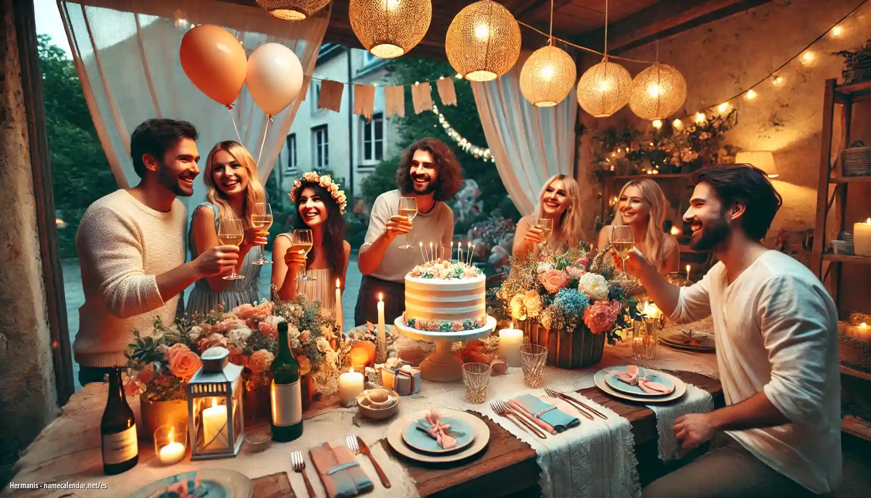 Celebración del onomástico y del nombre - Hermanis