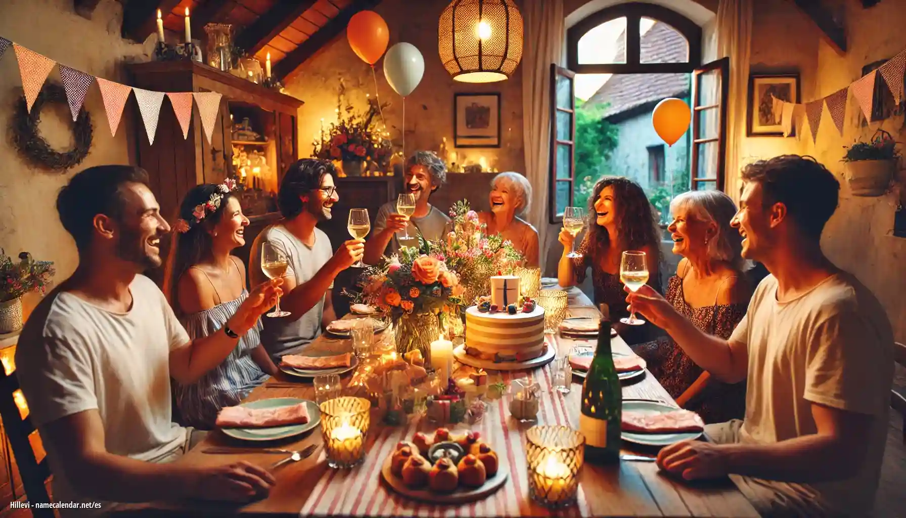 Celebración del onomástico y del nombre - Hillevi