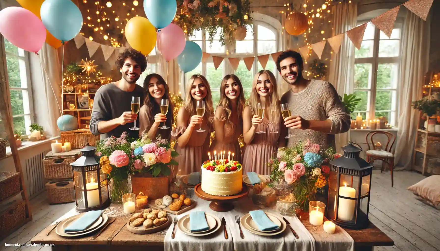 Celebración del onomástico y del nombre - Innocenta