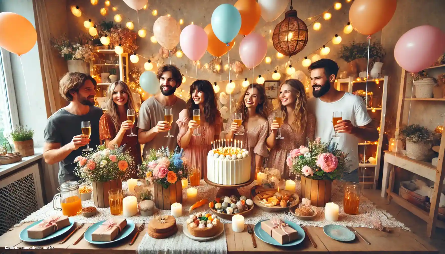 Celebración del onomástico y del nombre - Karmena