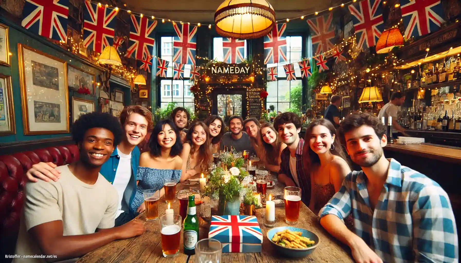 Celebración del onomástico y del nombre - Kristoffer