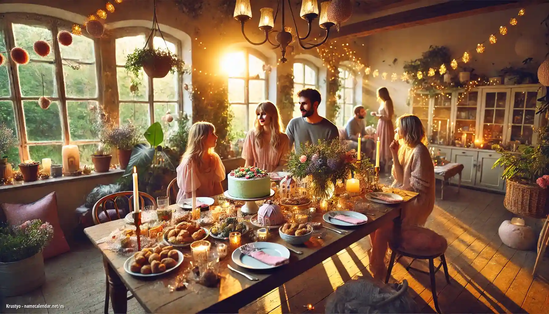 Celebración del onomástico y del nombre - Krustyo