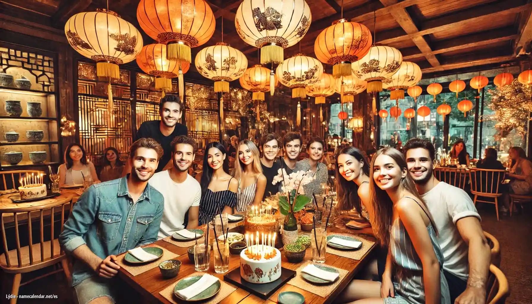 Celebración del onomástico y del nombre - Lýdie