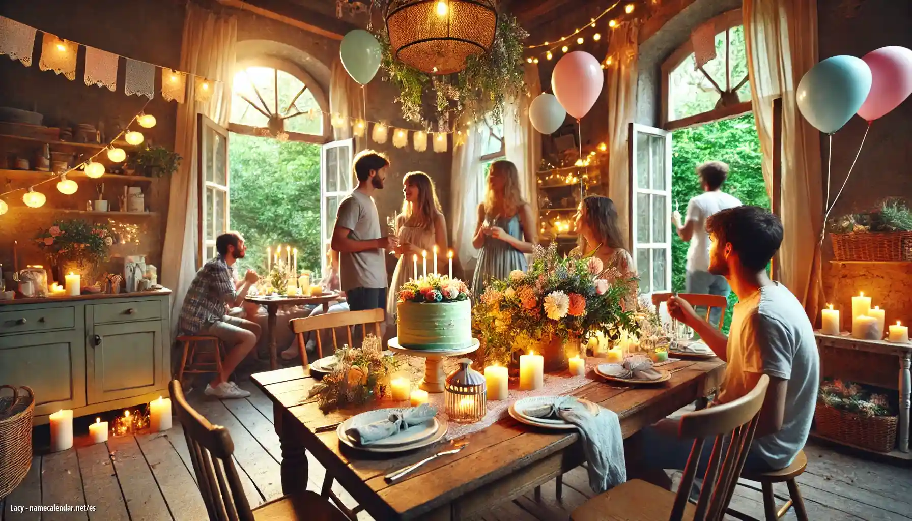 Celebración del onomástico y del nombre - Lacy