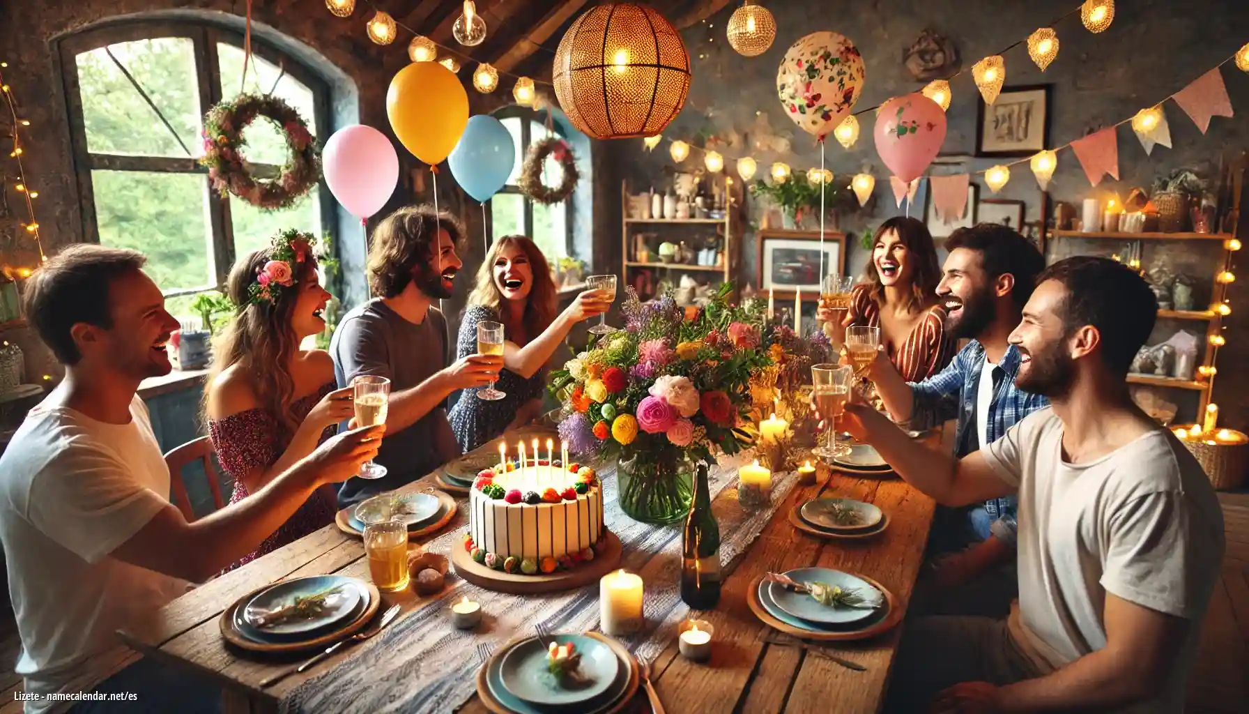 Celebración del onomástico y del nombre - Lizete