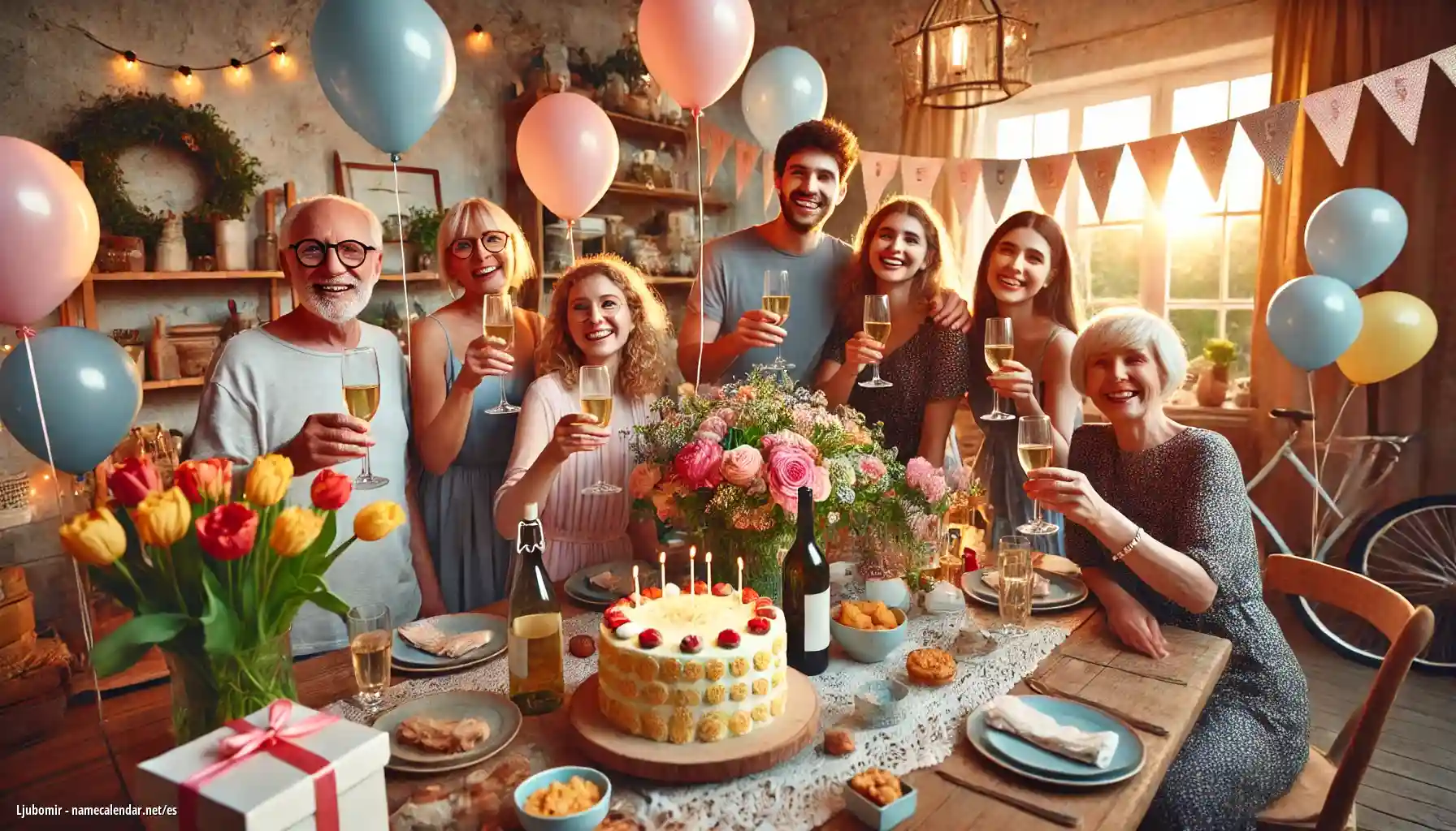 Celebración del onomástico y del nombre - Ljubomir