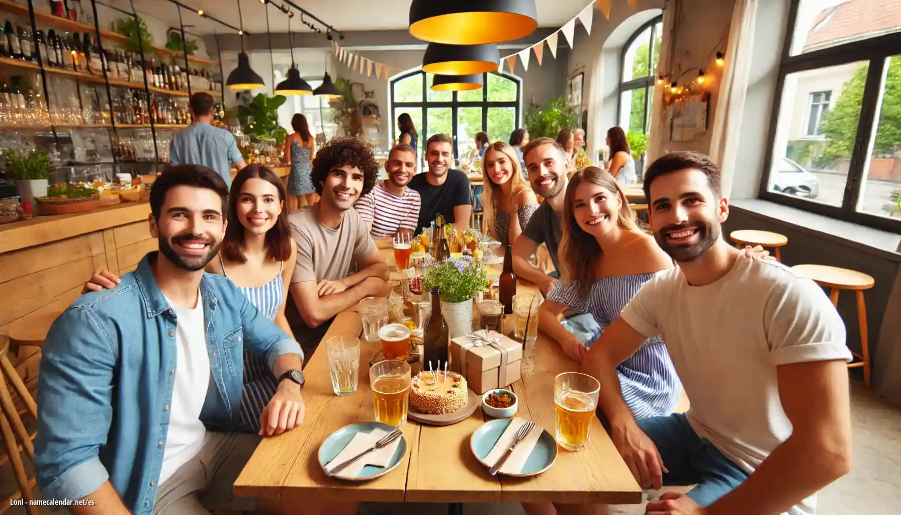 Celebración del onomástico y del nombre - Loni