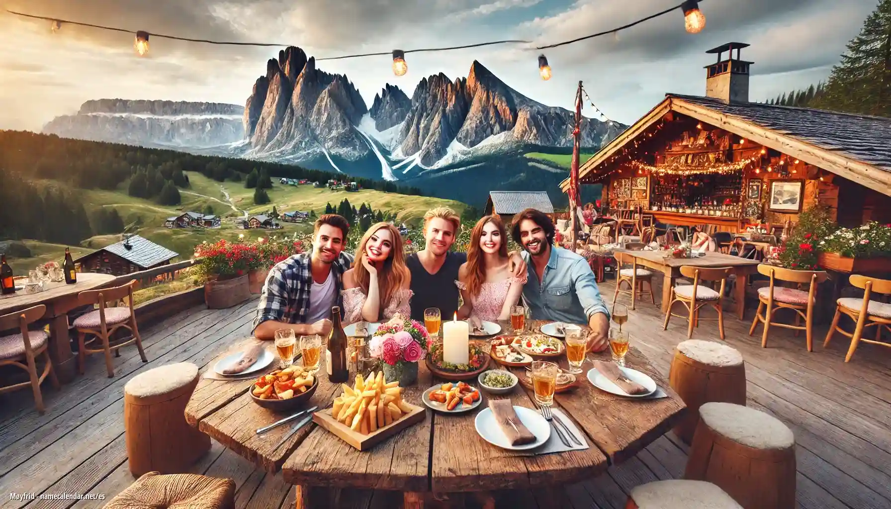 Celebración del onomástico y del nombre - Møyfrid