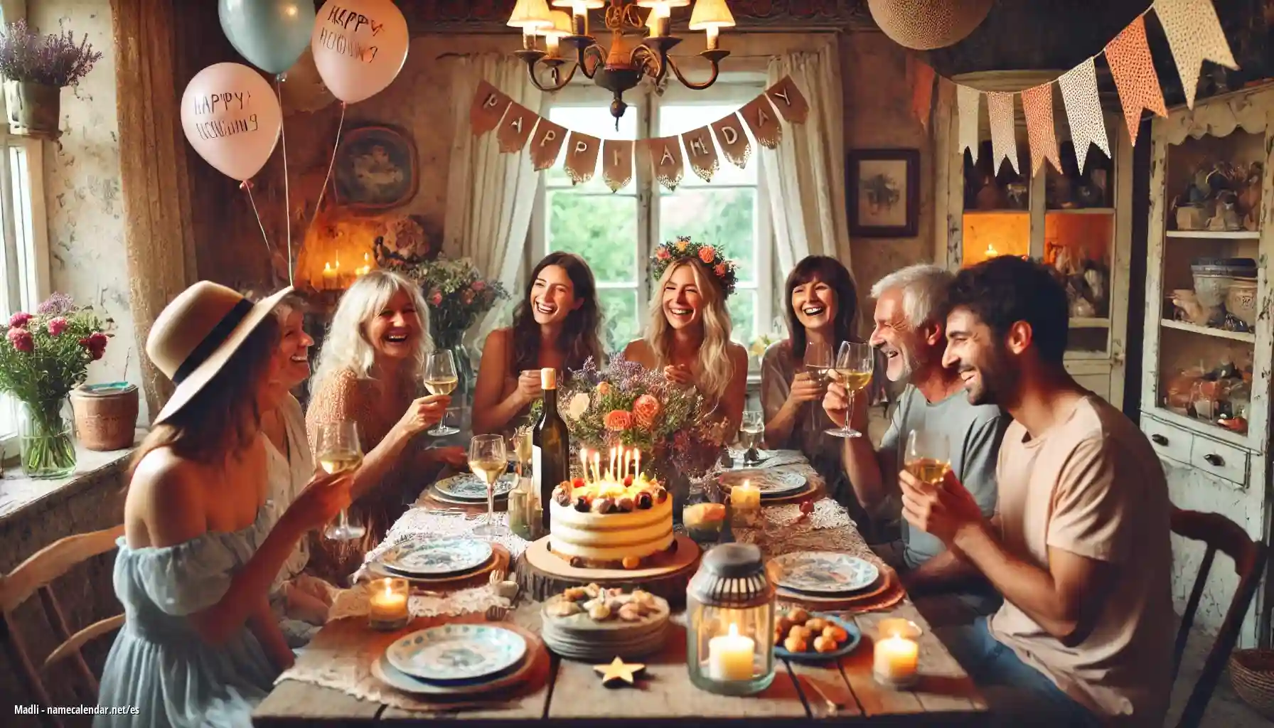 Celebración del onomástico y del nombre - Madli