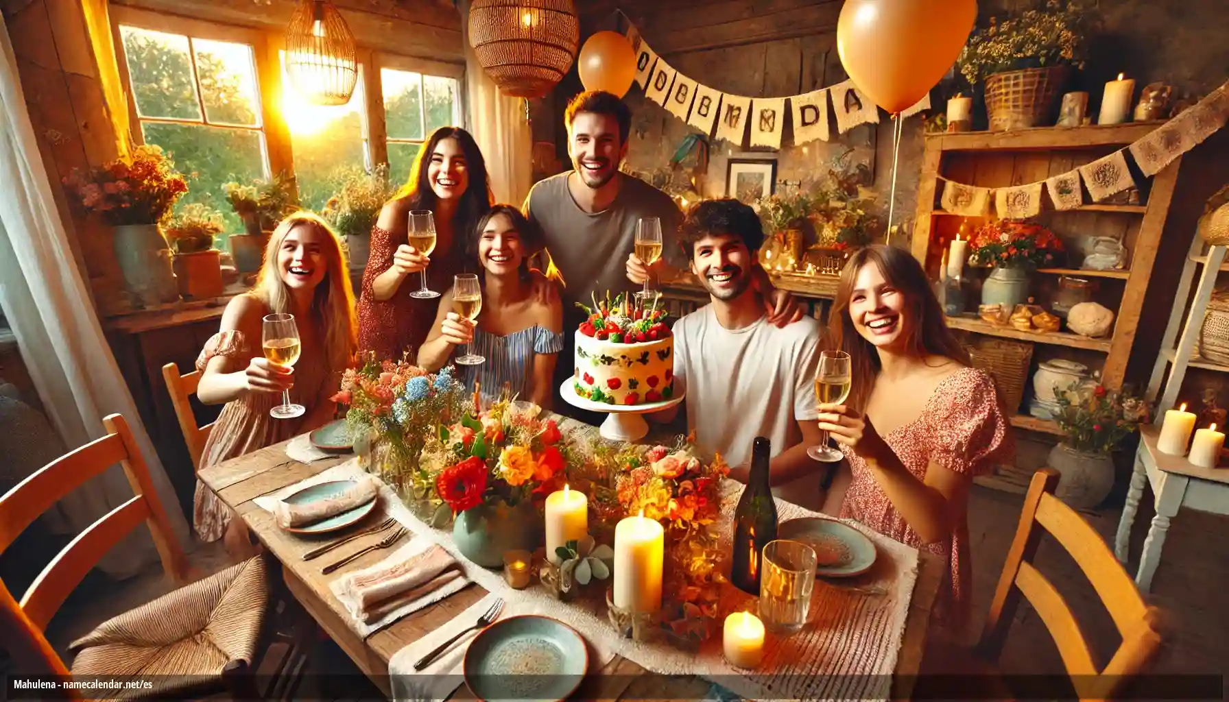 Celebración del onomástico y del nombre - Mahulena