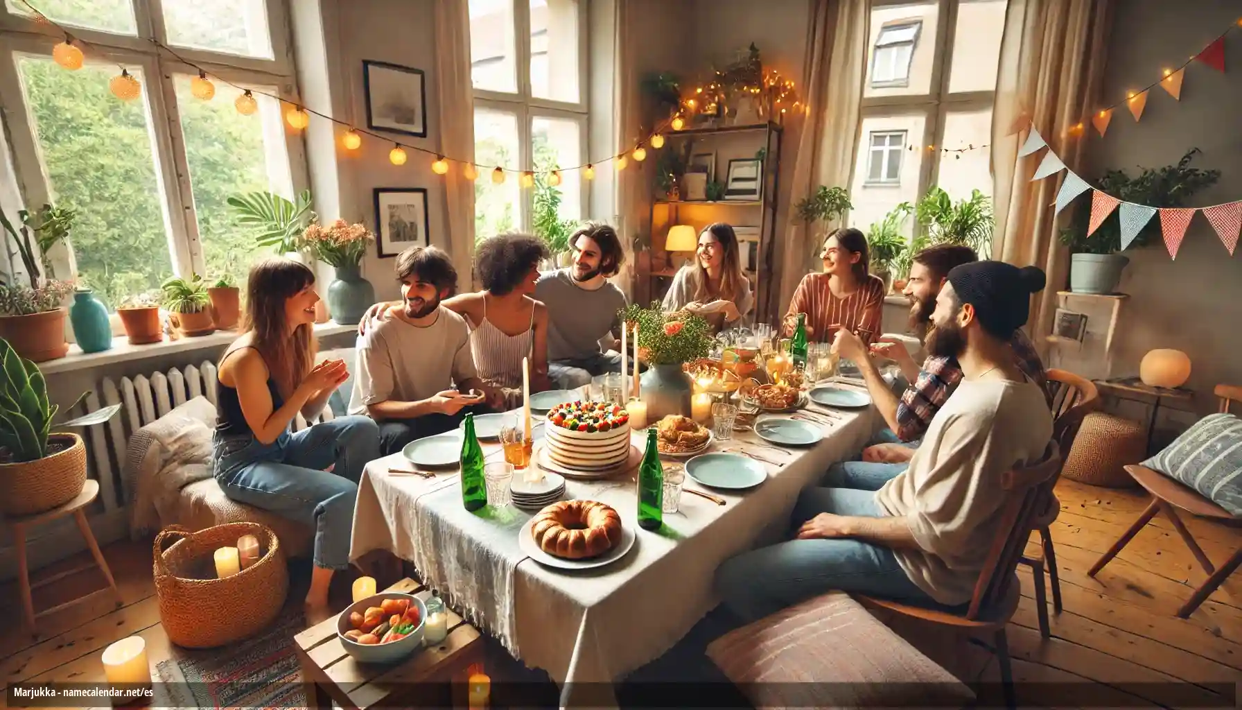 Celebración del onomástico y del nombre - Marjukka