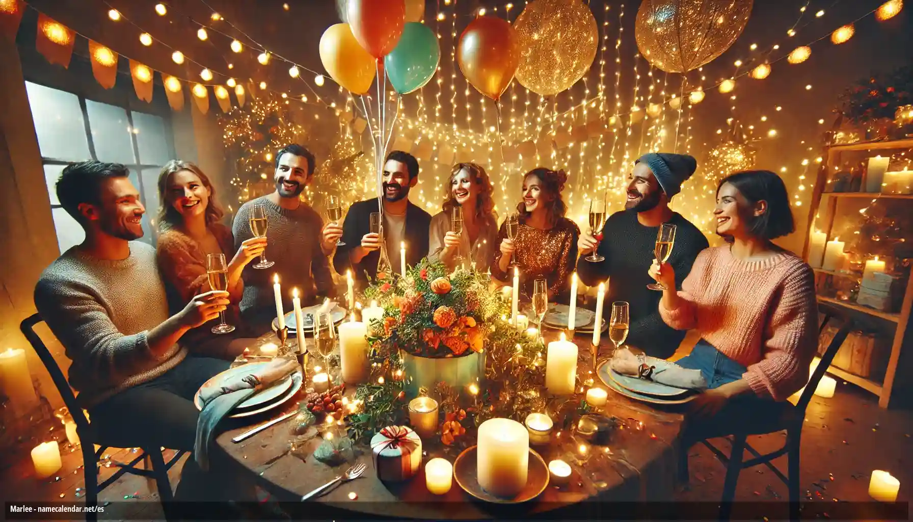 Celebración del onomástico y del nombre - Marlee