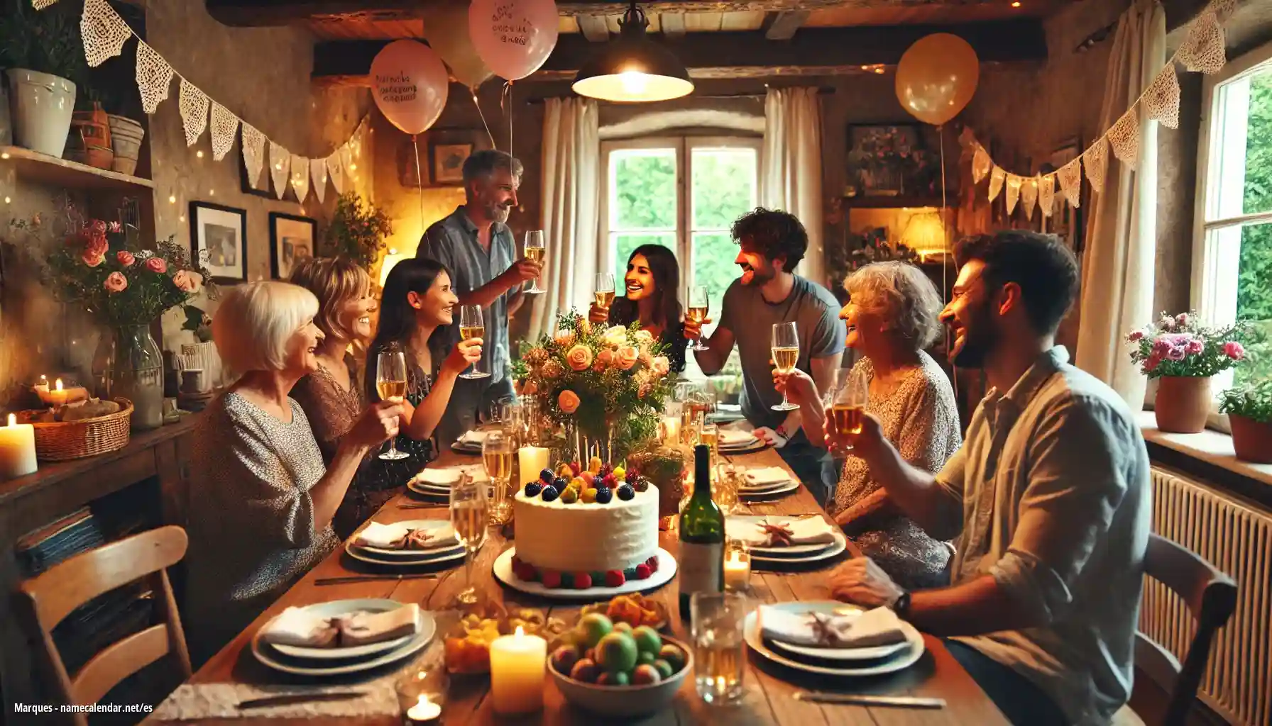 Celebración del onomástico y del nombre - Marques