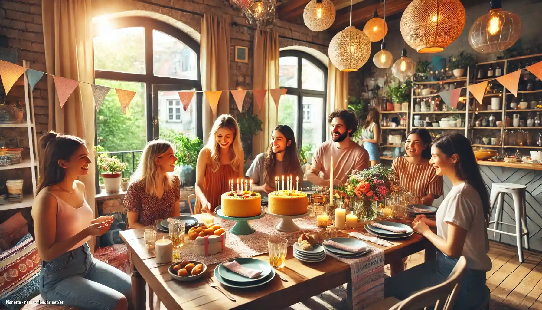 Celebración del onomástico y del nombre - Nanette