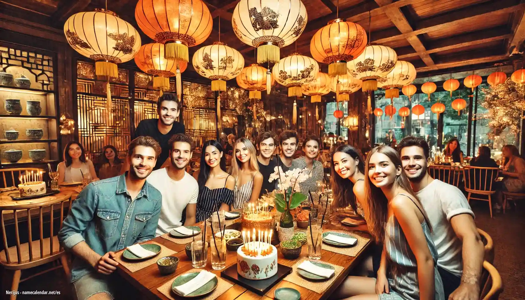 Celebración del onomástico y del nombre - Nerijus