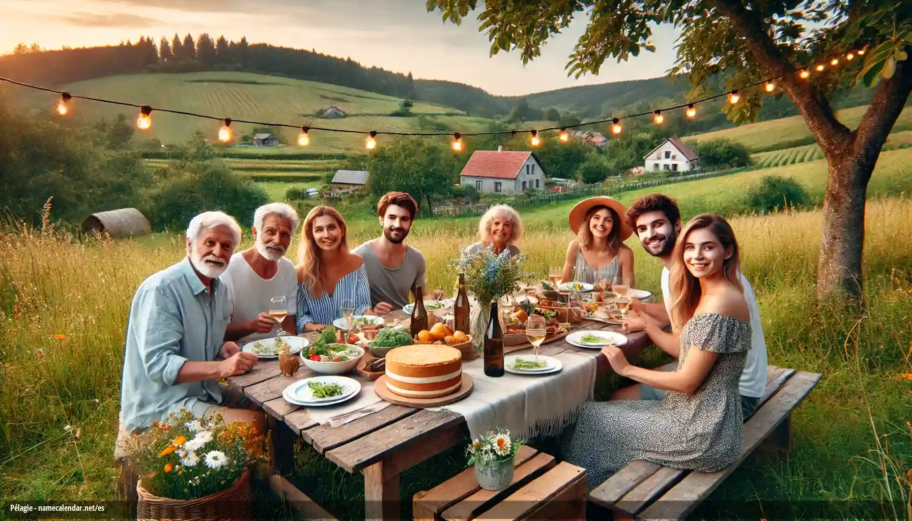 Celebración del onomástico y del nombre - Pélagie