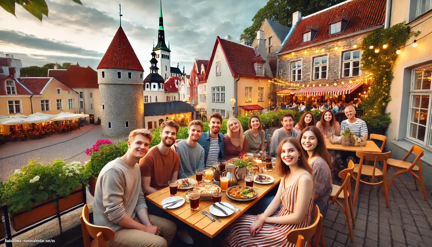 Celebración del onomástico y del nombre - Radosława