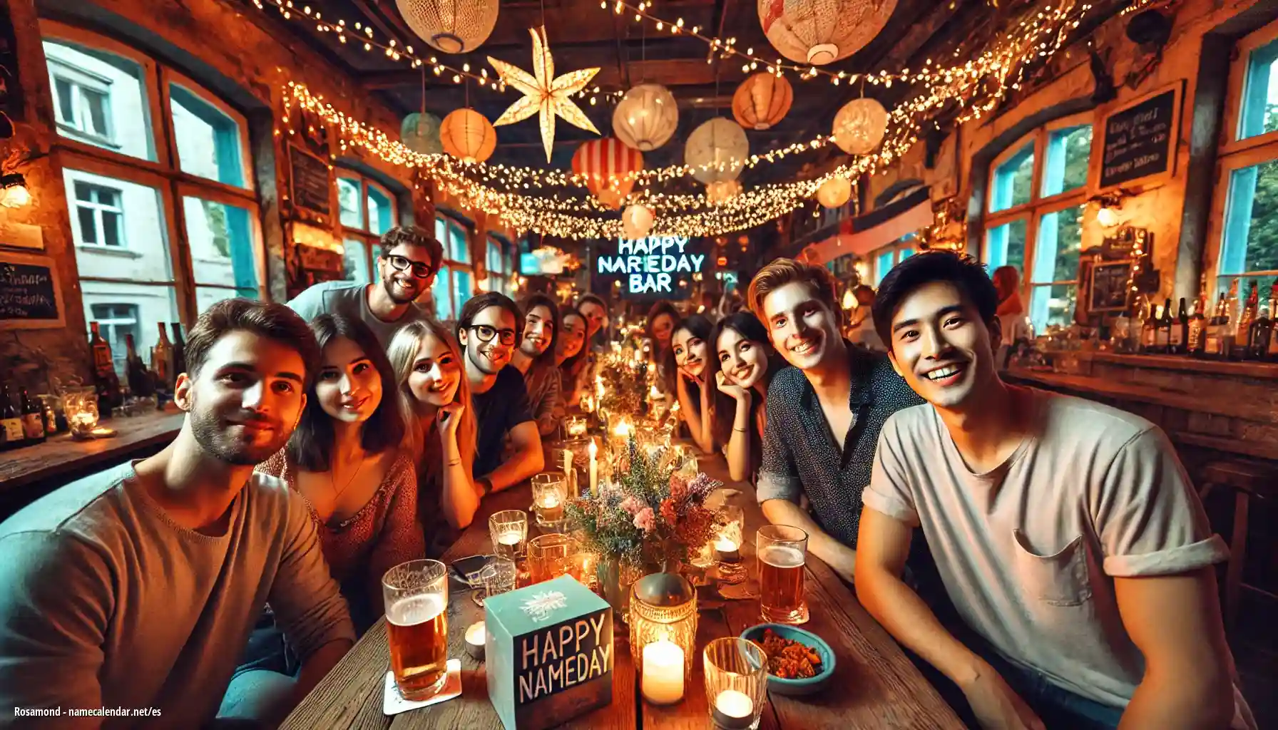 Celebración del onomástico y del nombre - Rosamond