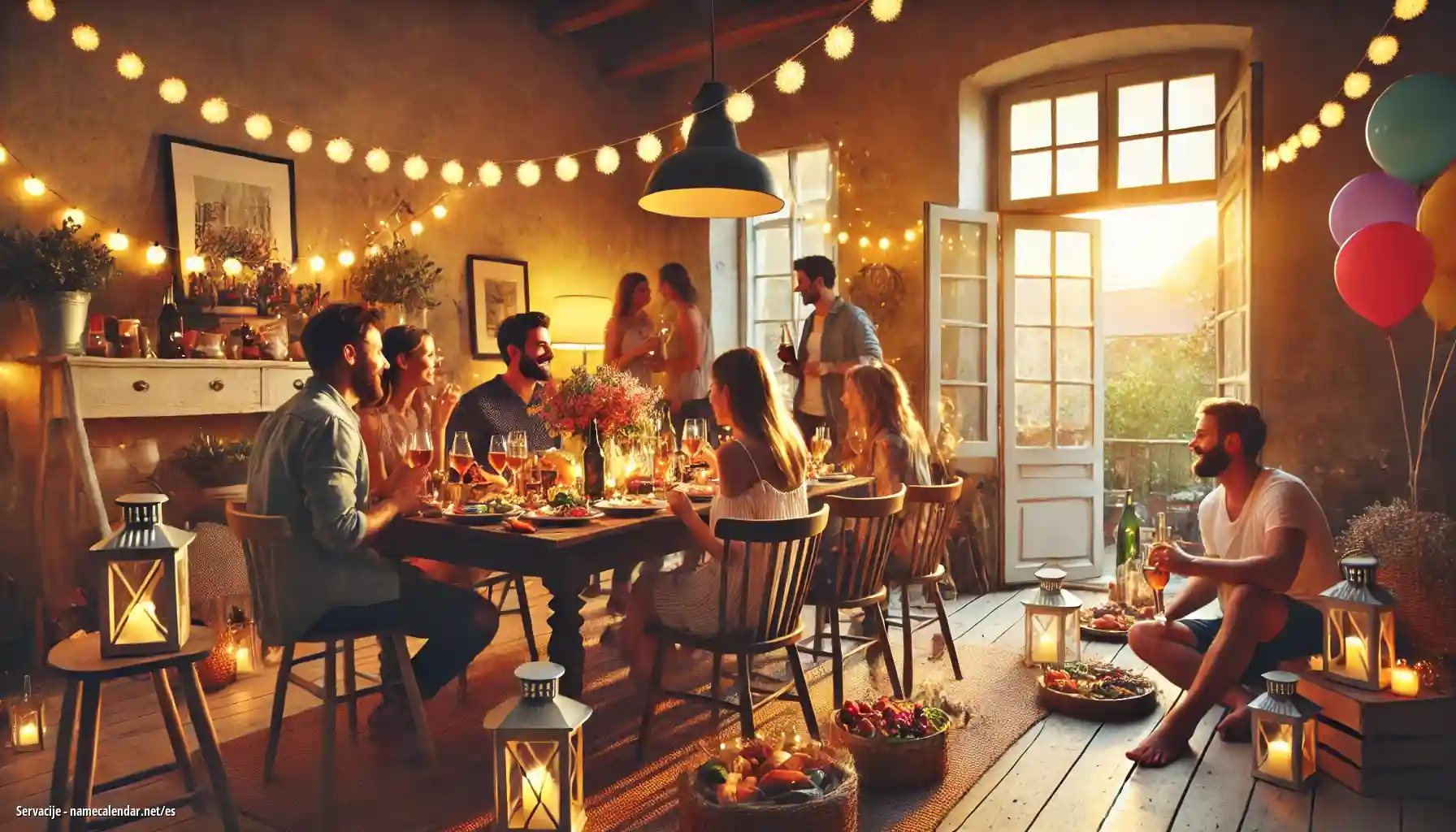 Celebración del onomástico y del nombre - Servacije