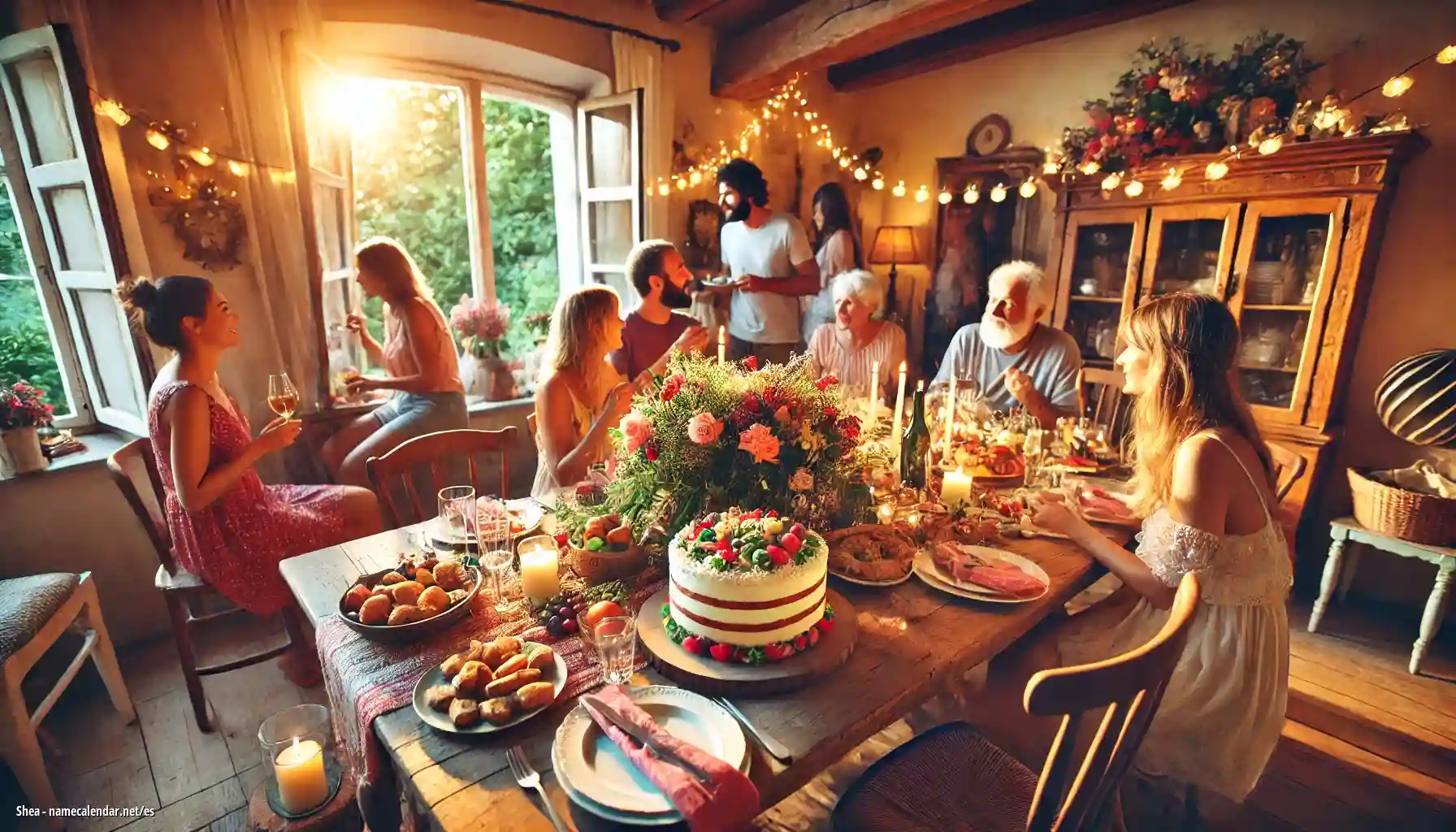 Celebración del onomástico y del nombre - Shea