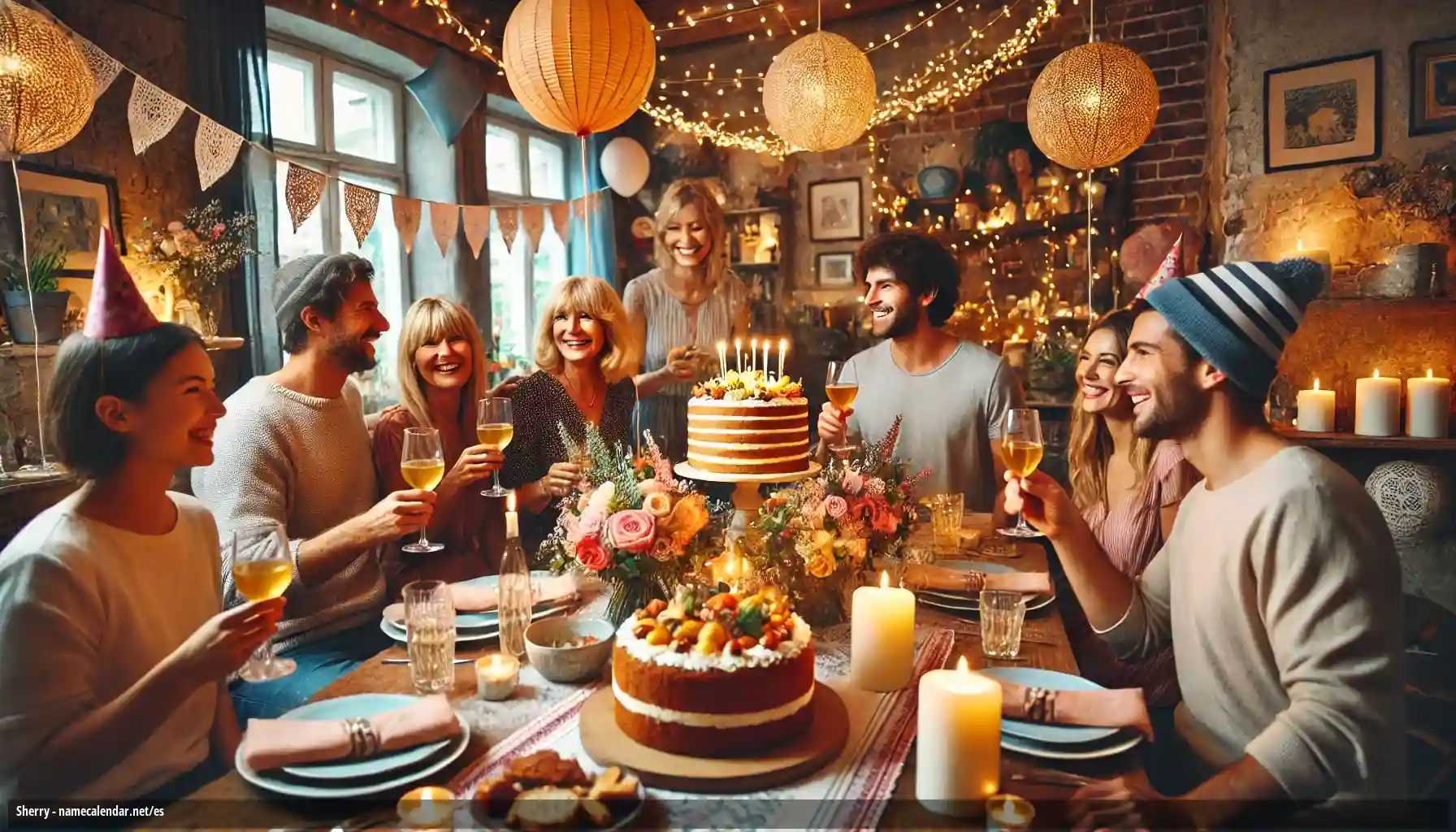 Celebración del onomástico y del nombre - Sherry