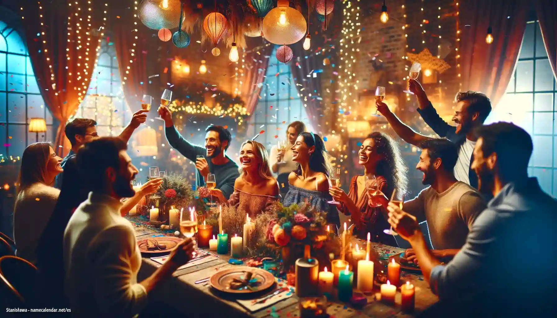 Celebración del onomástico y del nombre - Stanisława