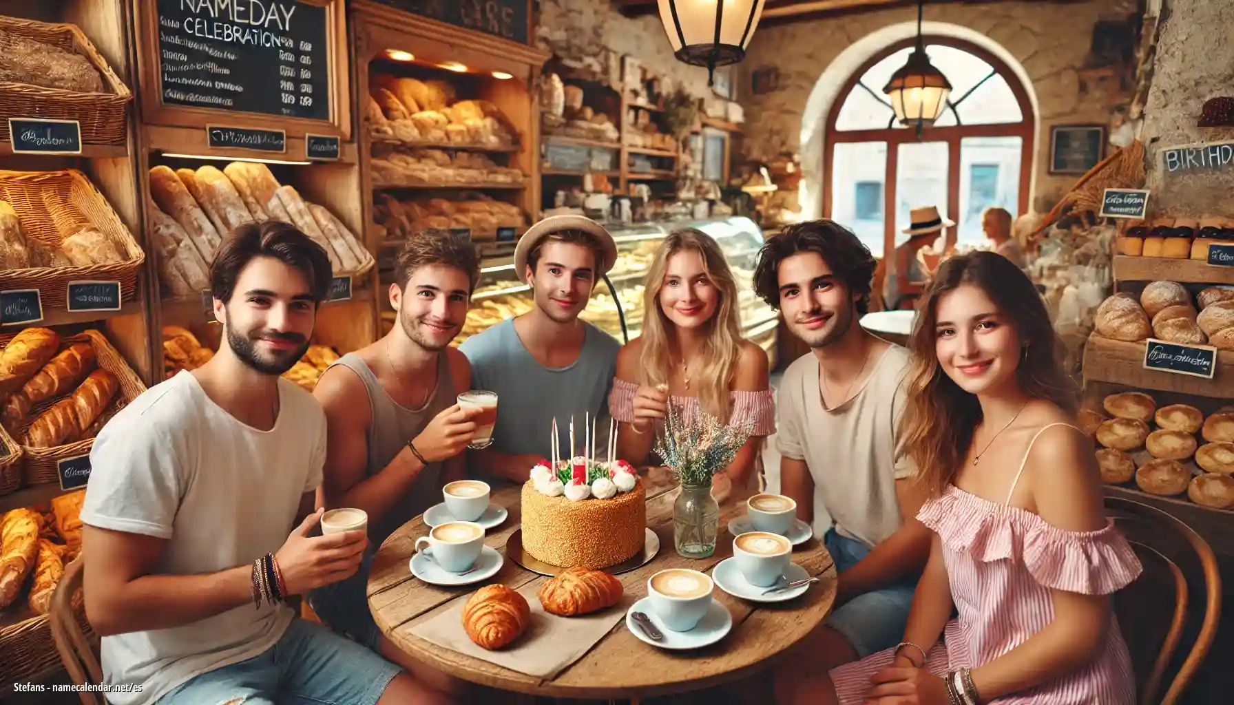 Celebración del onomástico y del nombre - Stefans