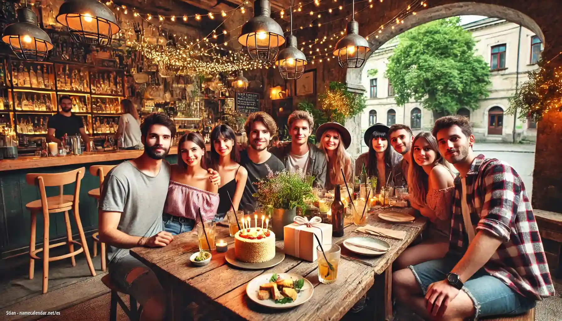 Celebración del onomástico y del nombre - Stian