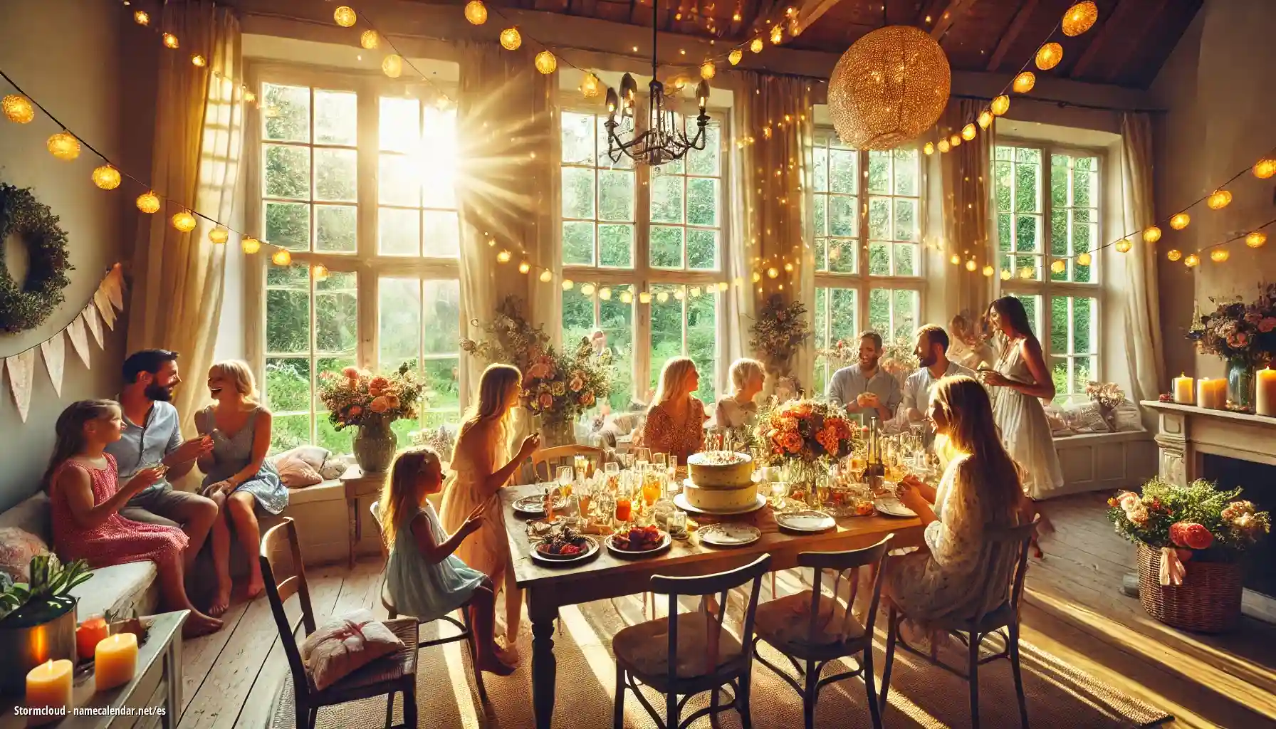 Celebración del onomástico y del nombre - Stormcloud