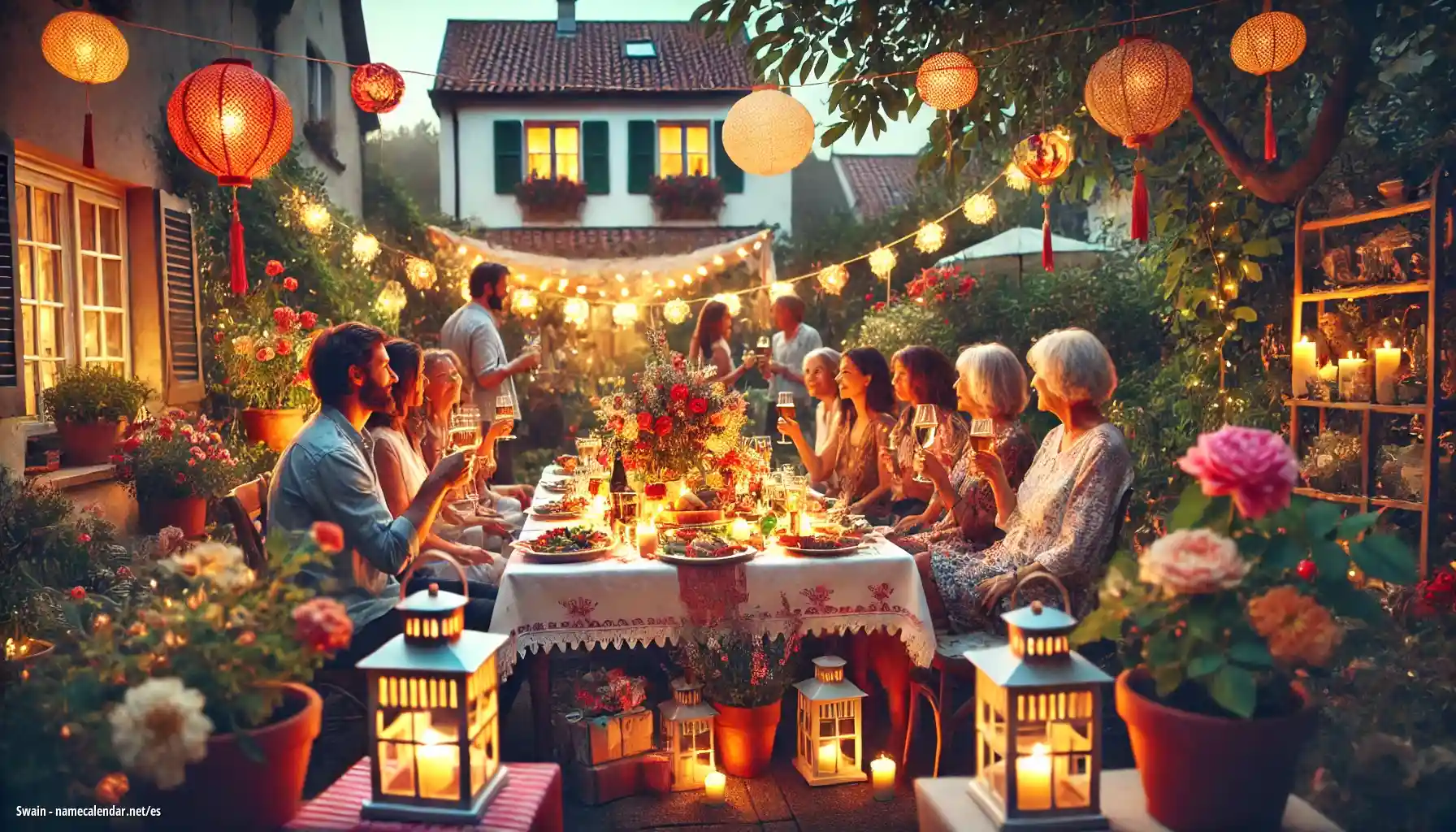 Celebración del onomástico y del nombre - Swain