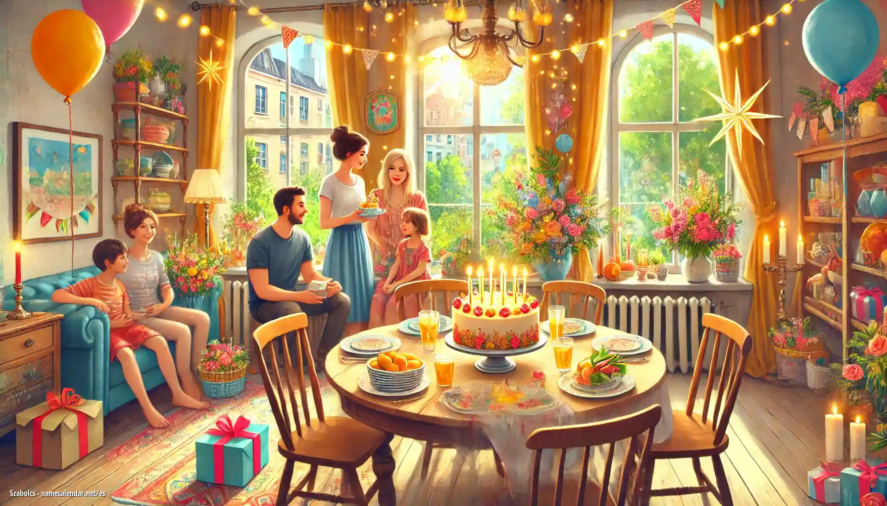 Celebración del onomástico y del nombre - Szabolcs