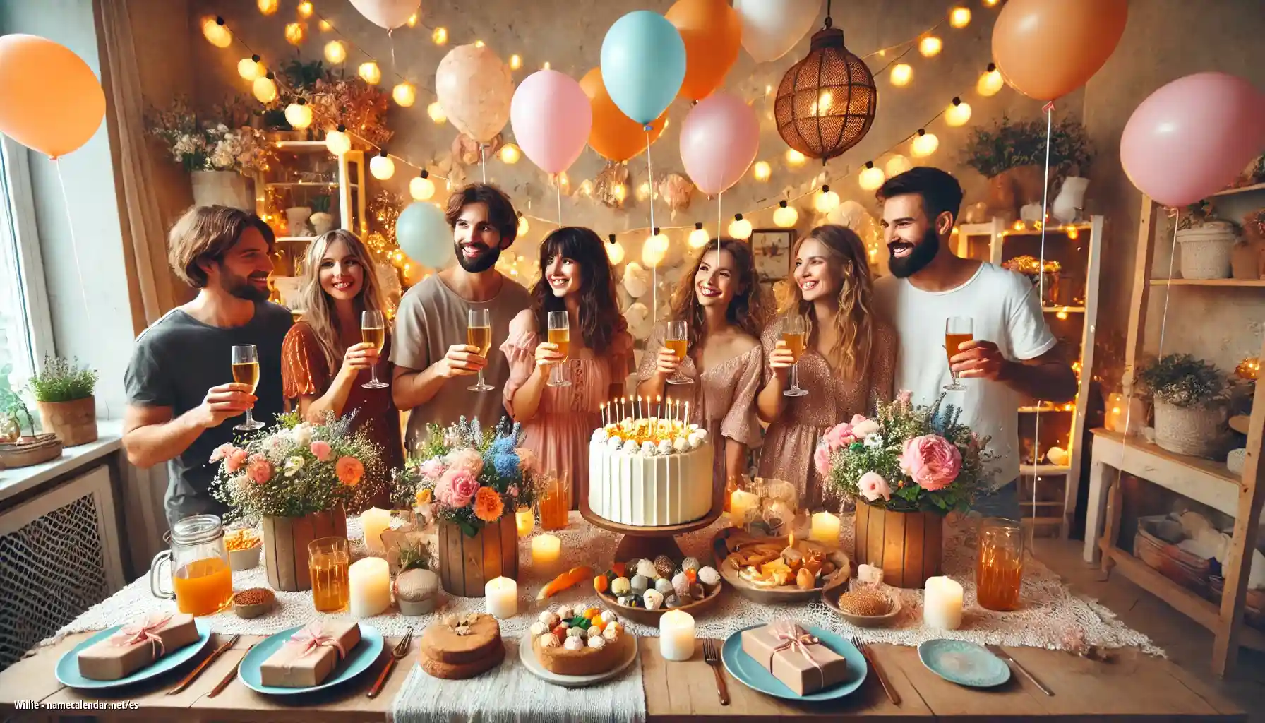 Celebración del onomástico y del nombre - Willie