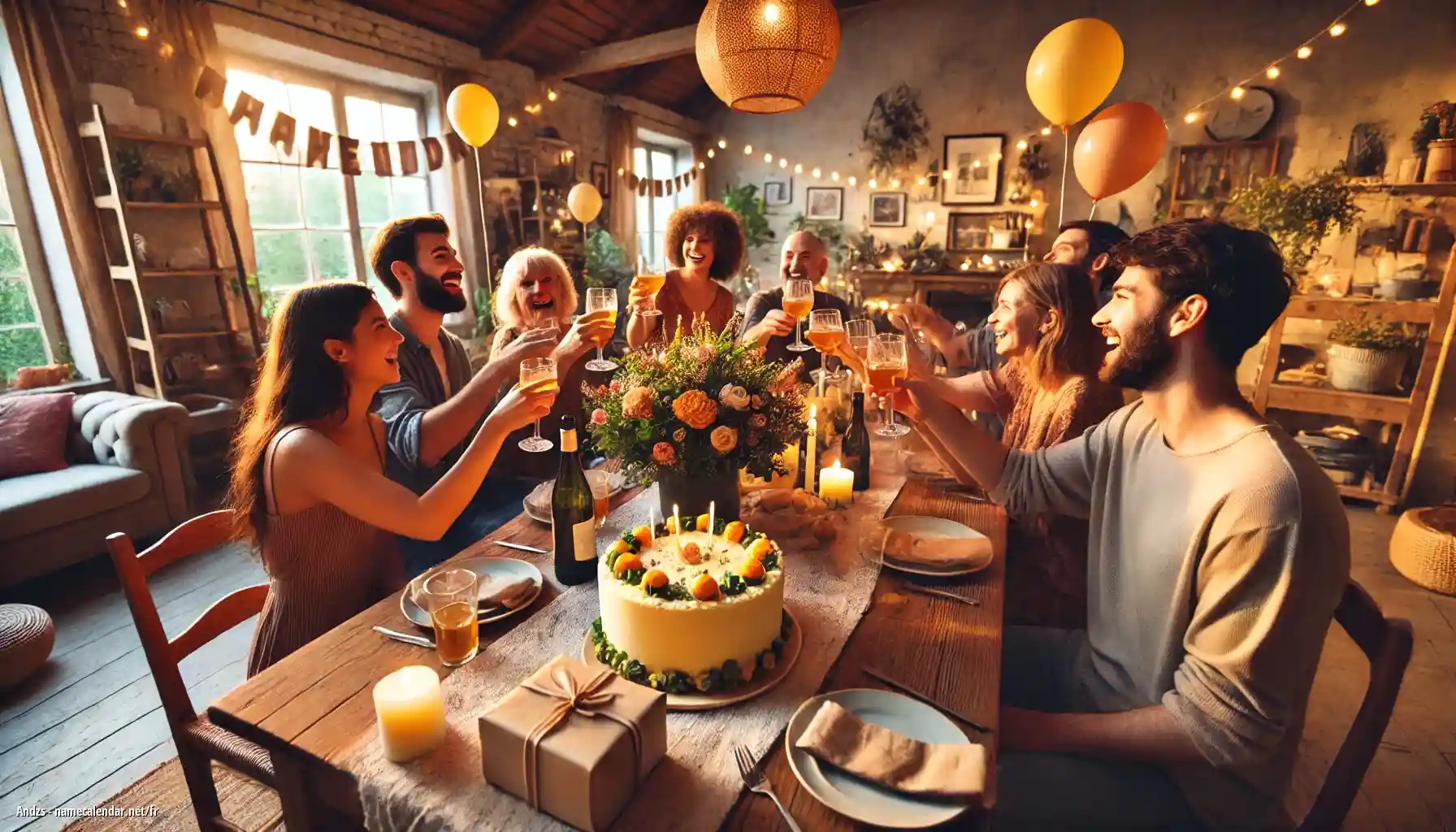 Célébration du jour du nom et du nom - Andzs