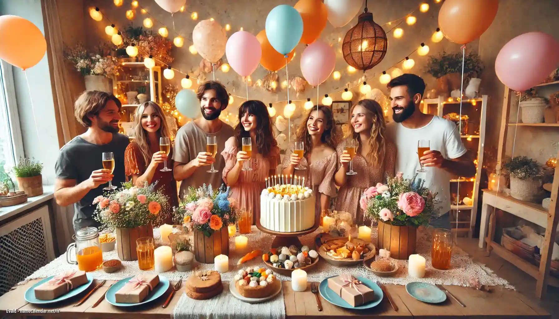 Célébration du jour du nom et du nom - Evald