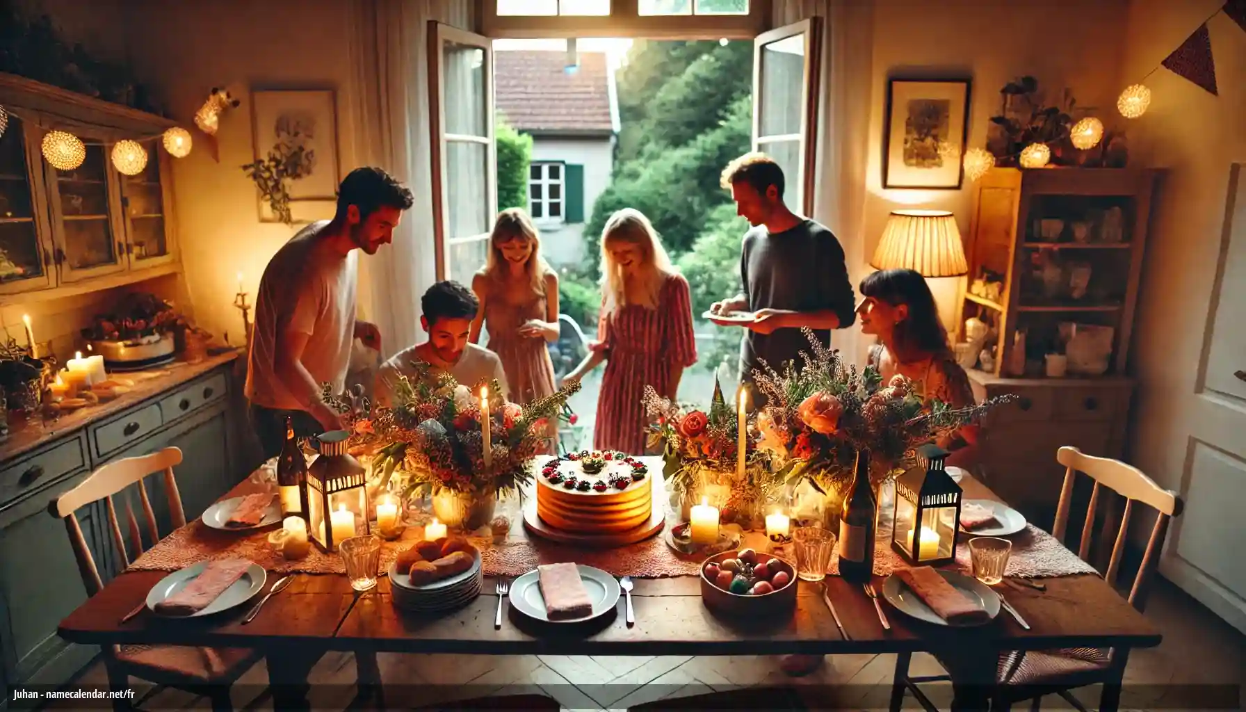 Célébration du jour du nom et du nom - Juhan