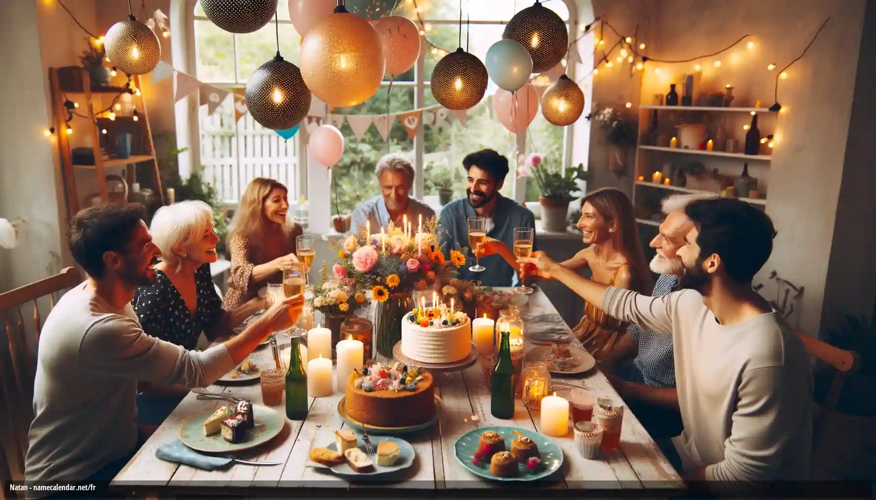 Célébration du jour du nom et du nom - Natan