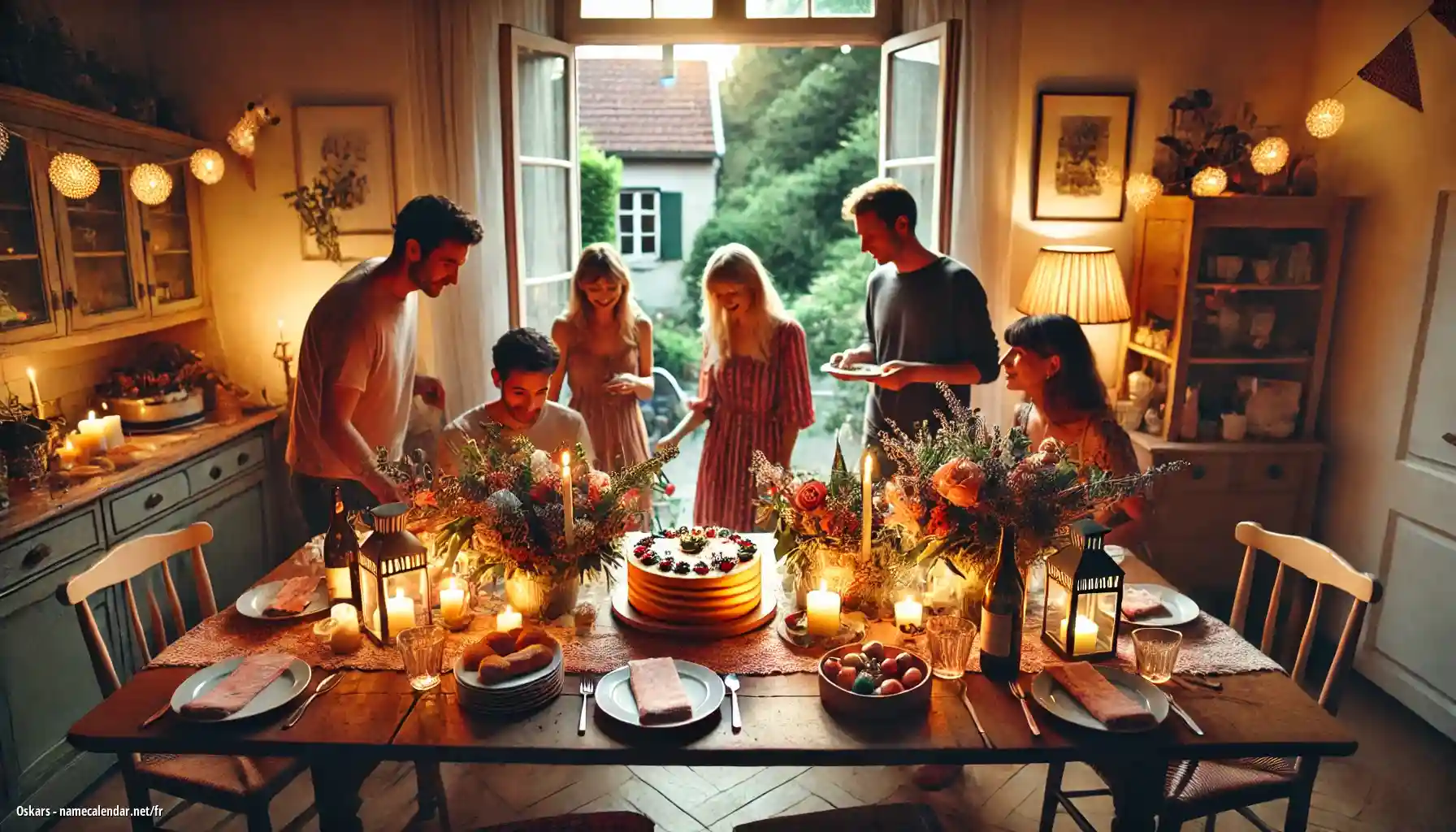 Célébration du jour du nom et du nom - Oskars